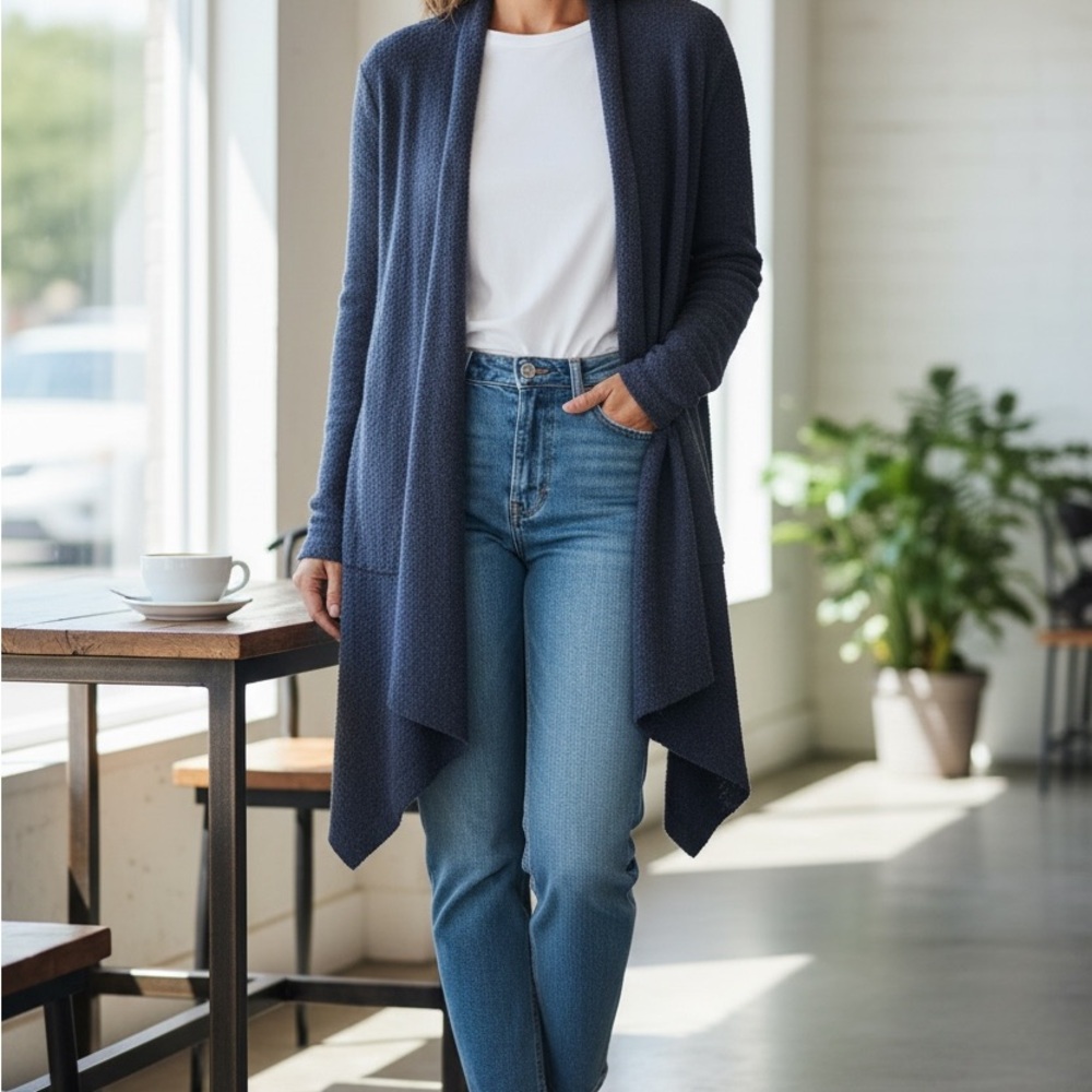 Barefoot Dreams CozyChic Lite Circle Cardigan